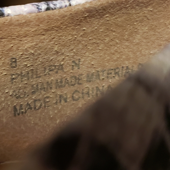 Charlotte Russe size 8 Pointy Stiletto Heels snake pattern - Picture 6 of 8